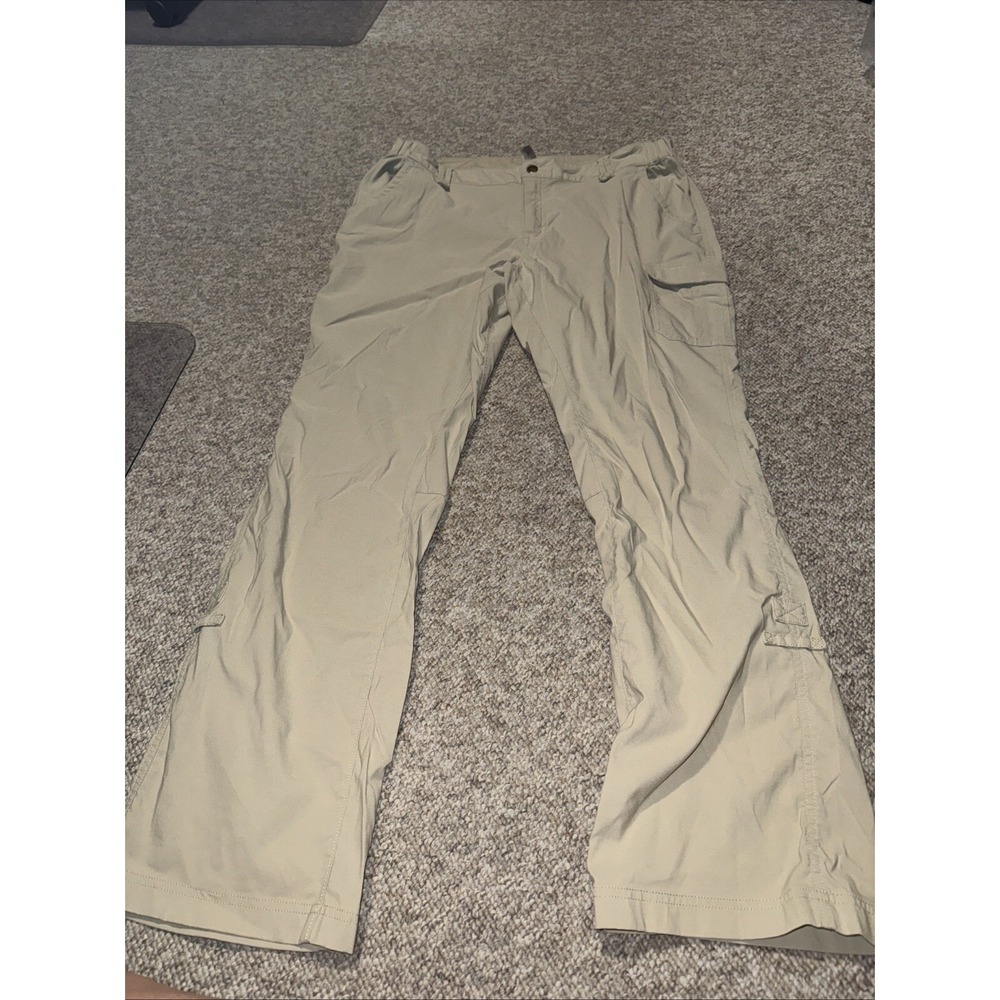 Duluth Trading Pants Women's 18x33 Green Flexpedition Slim Leg Nylon Stretch